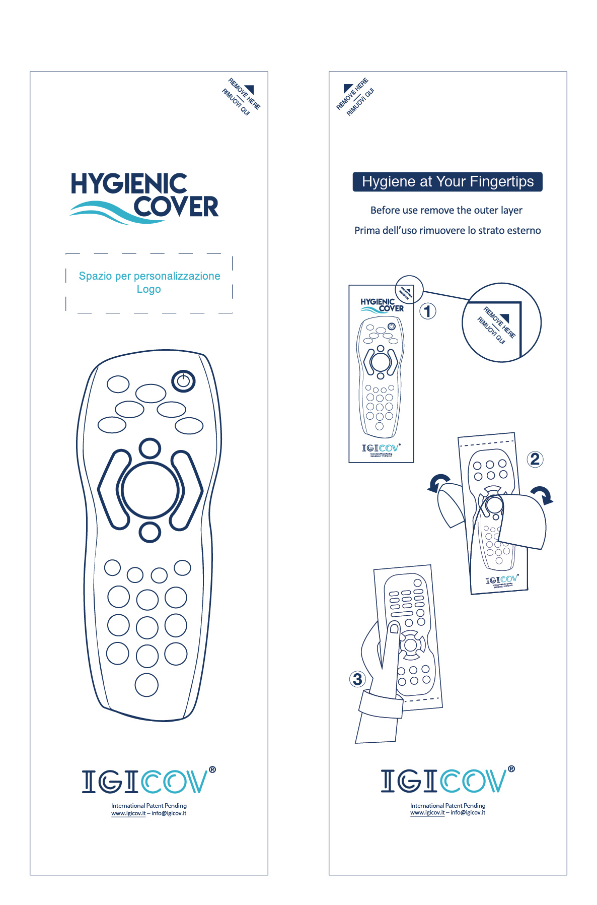 igicov cover hygienic fingertips